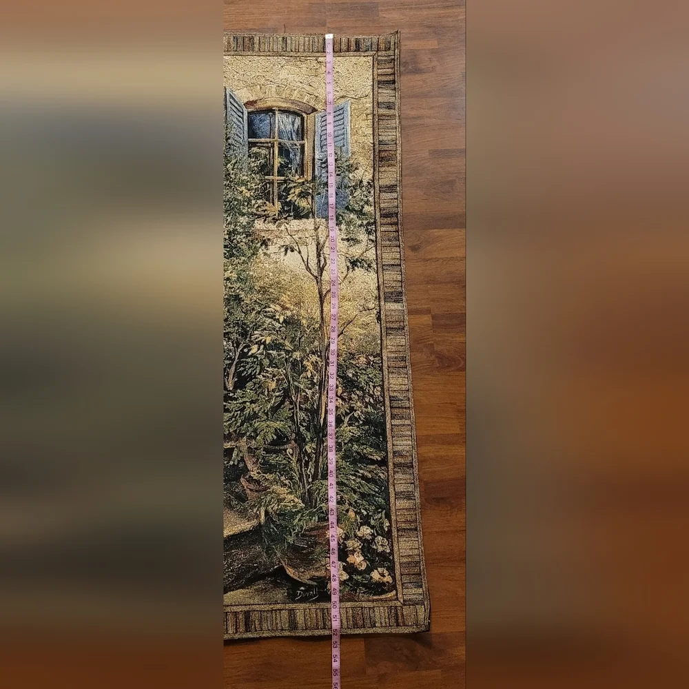 Roger Duvall Stairway to Provence Breathtaking Woven Tapestry